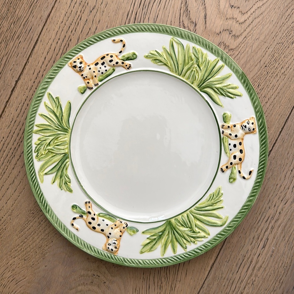 Land of Belle MCM Tiger Salad Plates (Set of 4)